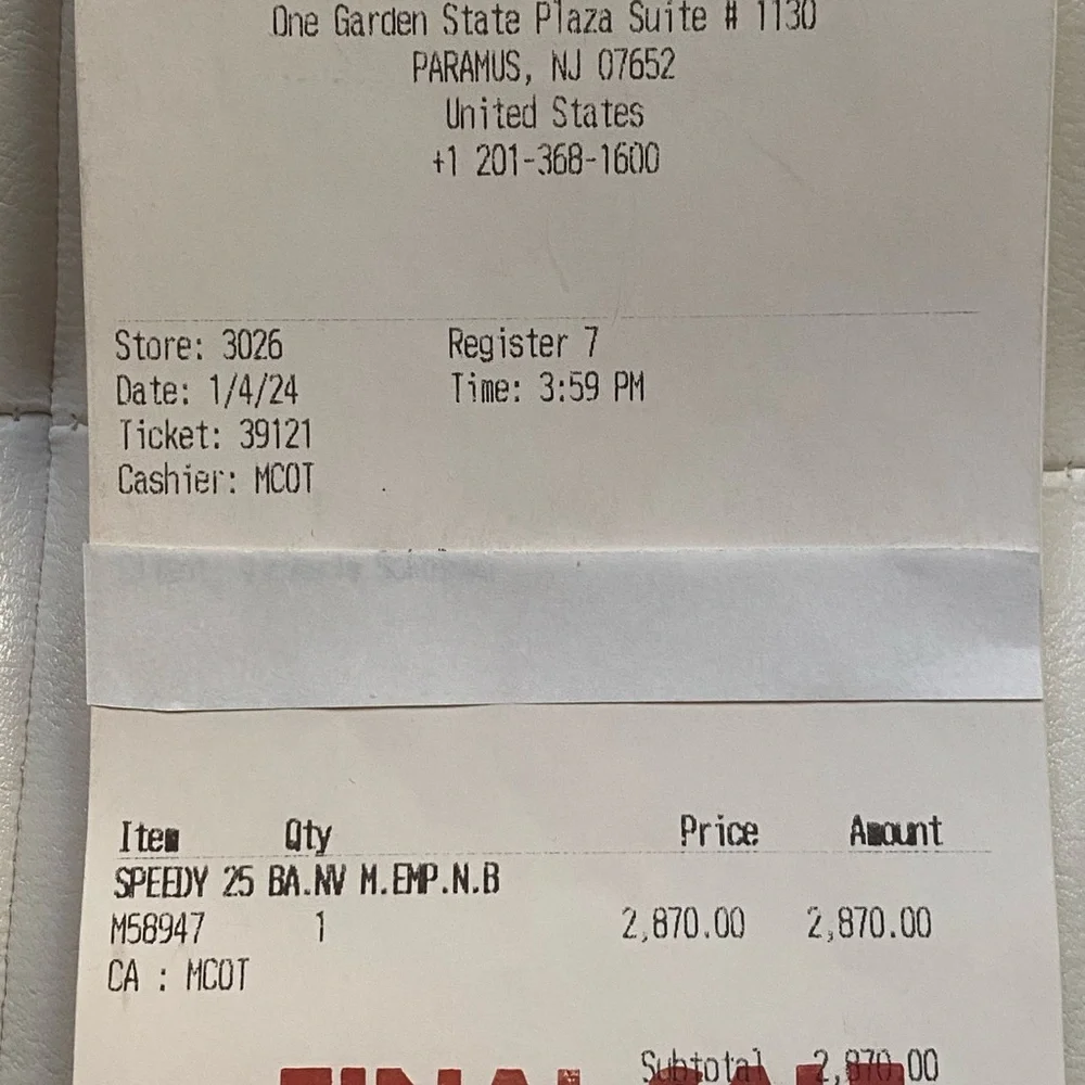 Louis Vuitton Speedy Bandouliere Leather Handbag Black/Beige - Picture 13 of 13